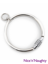 Nice 'n' Naughty Collar w Combination Lock Stainless Steel from Nice 'n' Naughty